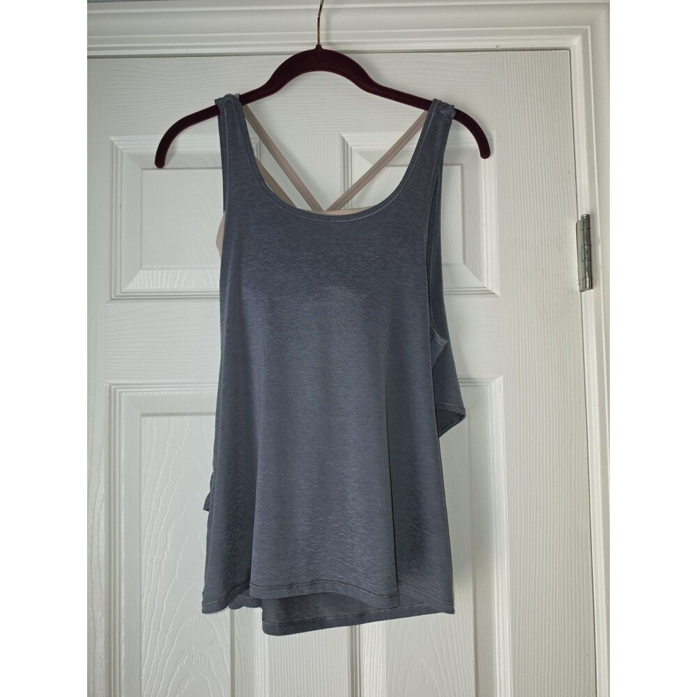 Lululemon Reenergized 2-in-1 Tank Solar Grey / Muse | SIZE 2